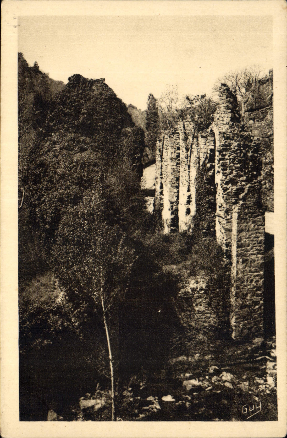 CPA Aubazine Correze Les ruines de l'Abbaye de Coyroux 