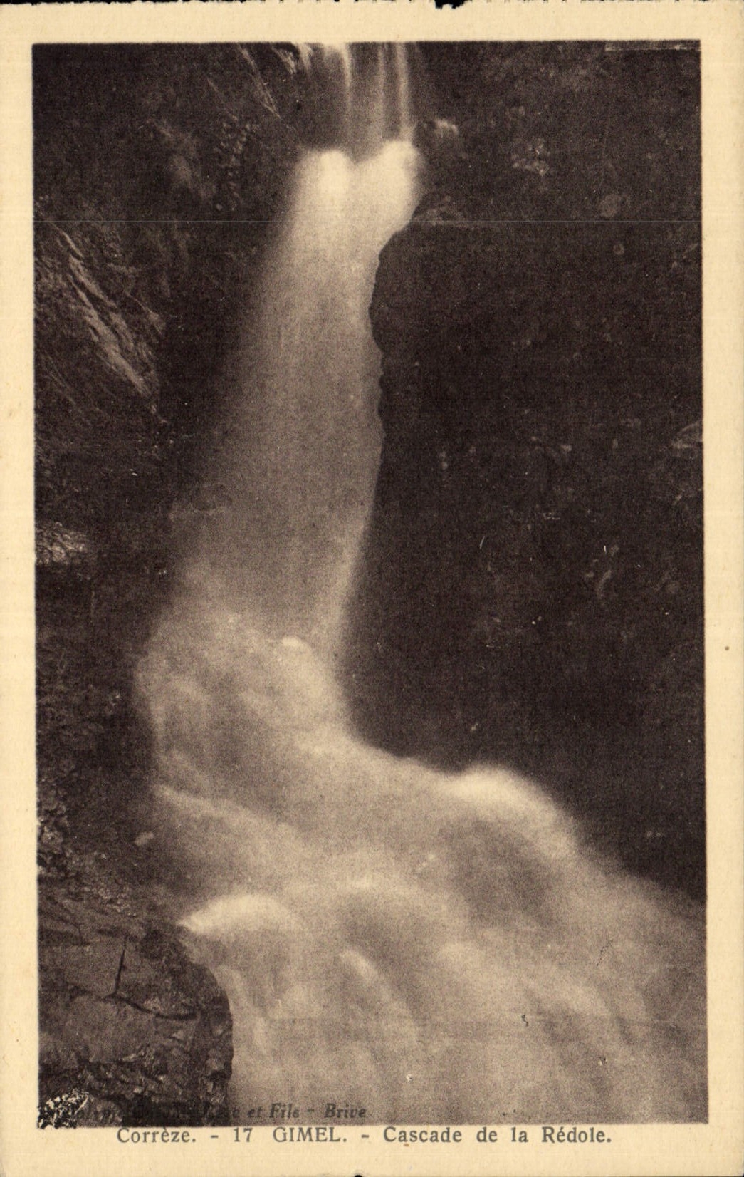 CPA Gimel Cascade de la Redote 