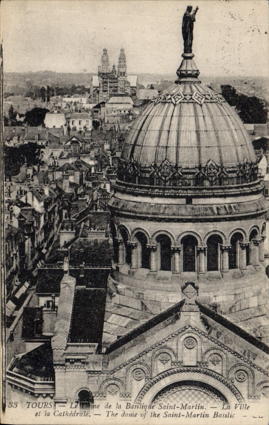 CPA Tours Le Dome de la Basilique Saint Martin 