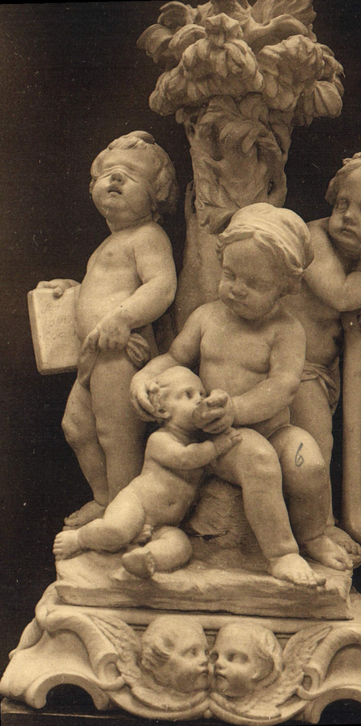 CPA Les Vertus theogales De drie goddelijke deugden Musee de Bruxelles