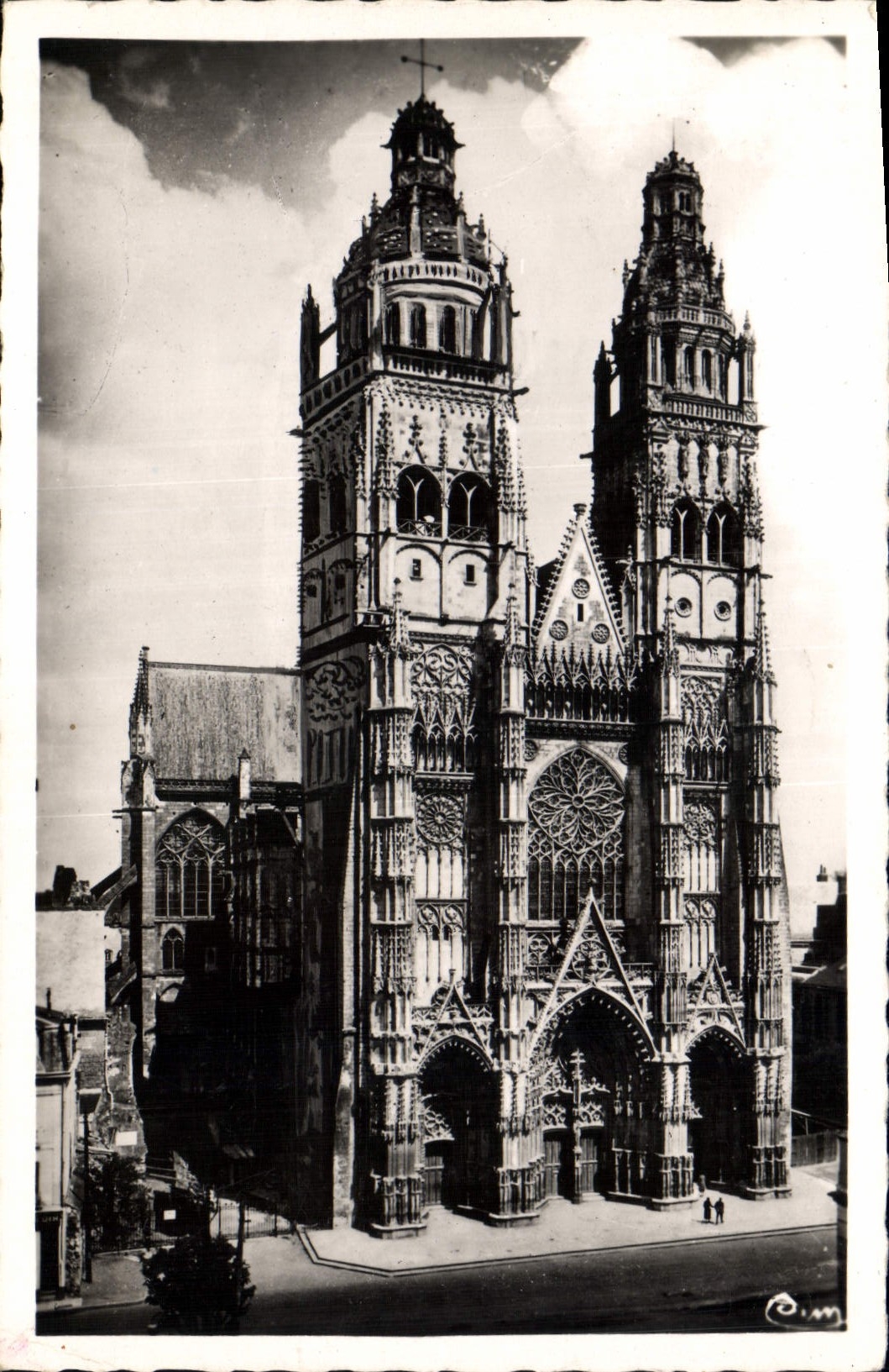 CPA Tours La Cathedrale St Gation 