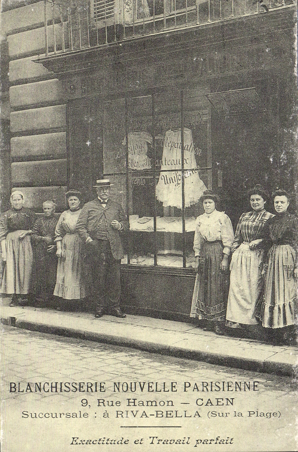 REPRO Blanchisserie Nouvelle Parisienne Rue Hamon Caen 