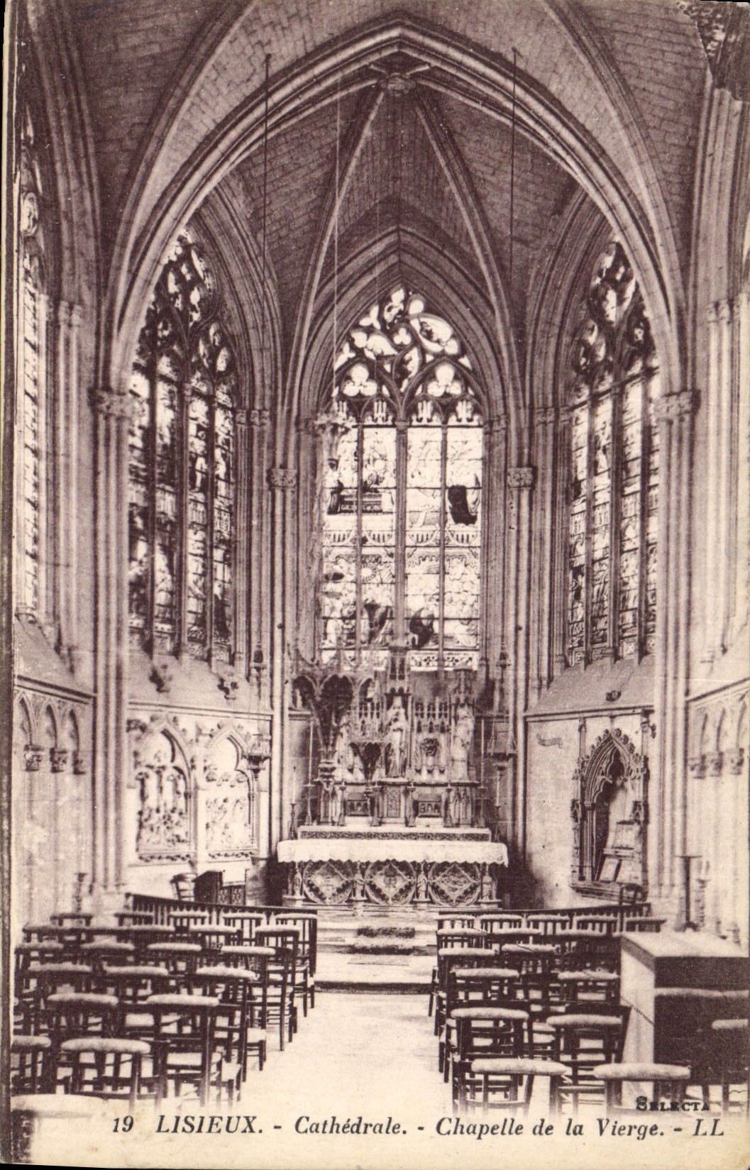 CPA Lisieux Cathedrale Chapelle de la Vierge 