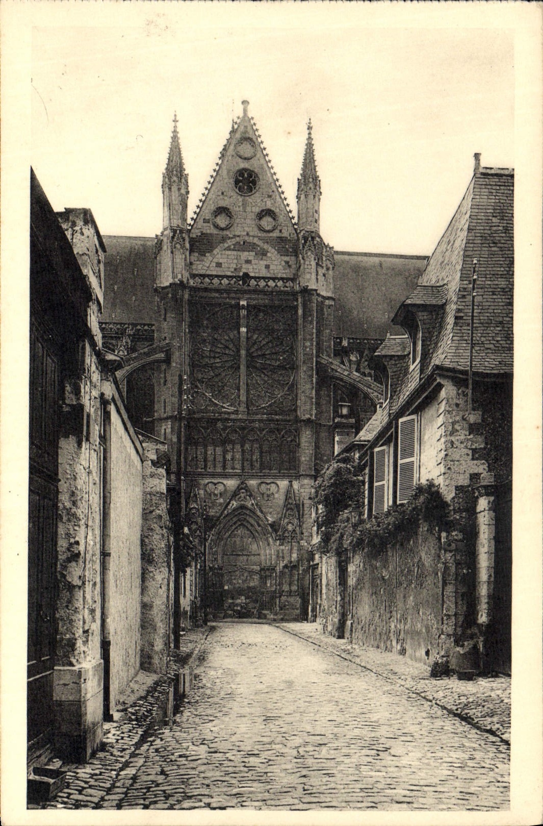 CPA Tours Cathedrale Croisillon Nord 