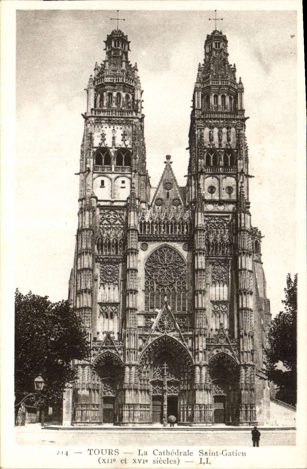 CPA Tours La Cathedrale Saint Gatien 