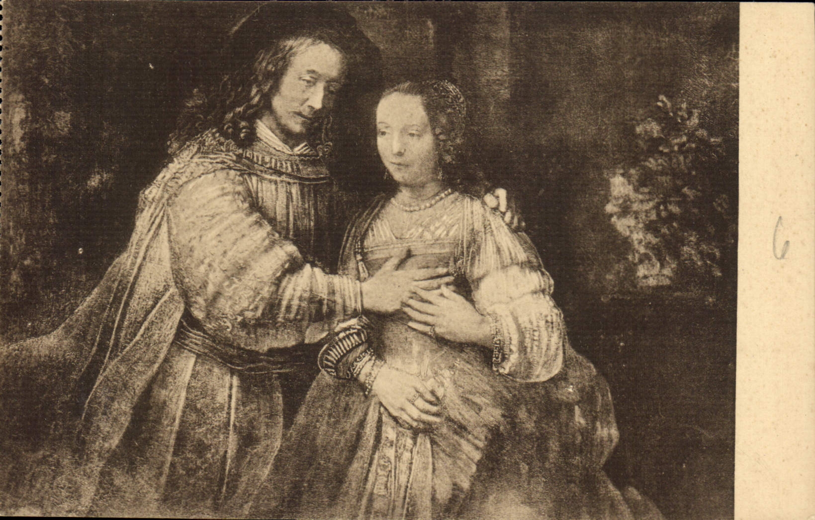 CPA Rembrandt Het Joodsche bruidje
