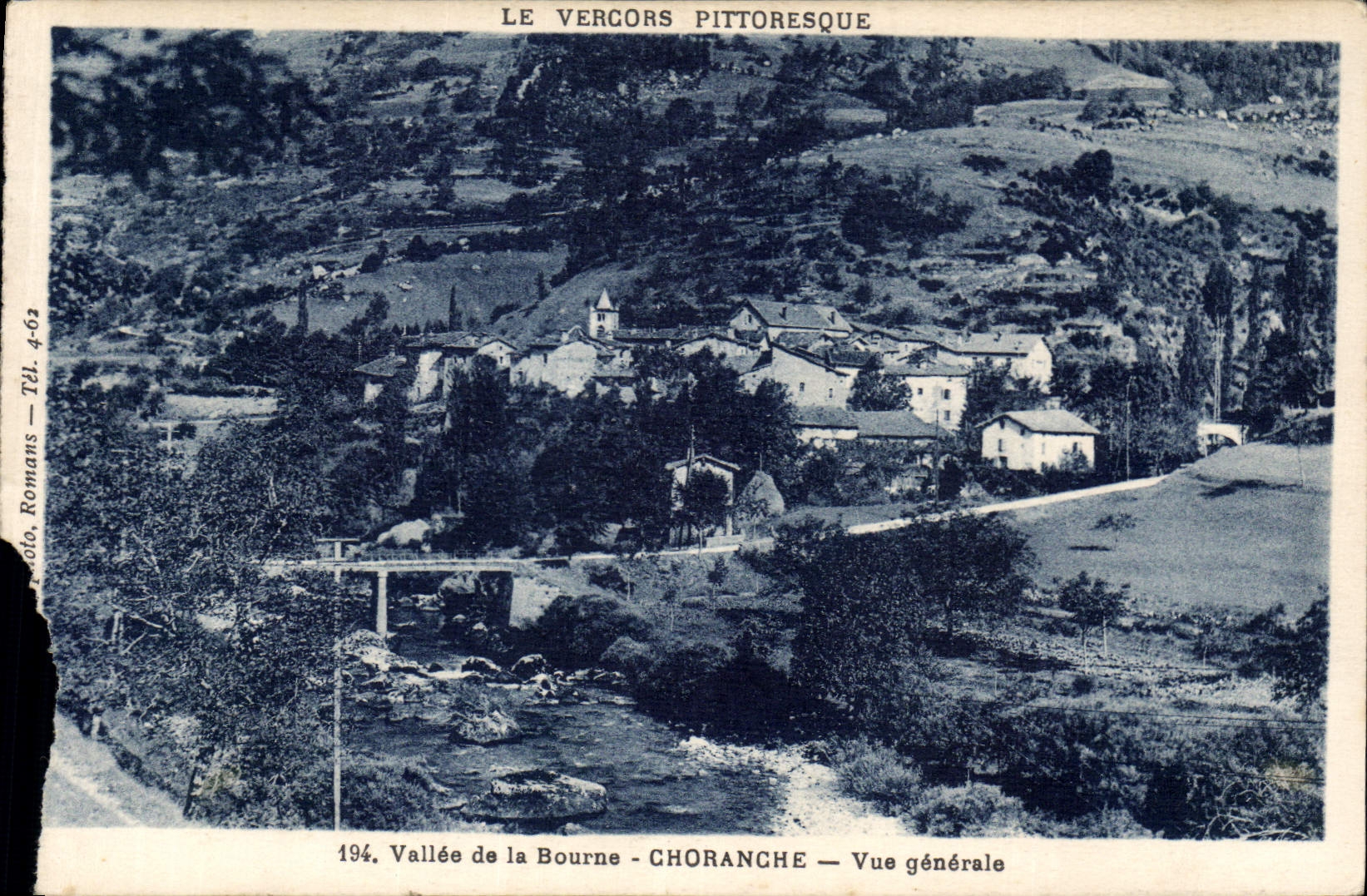 CPA Vallee de la Bourne Choranche Vue generale 