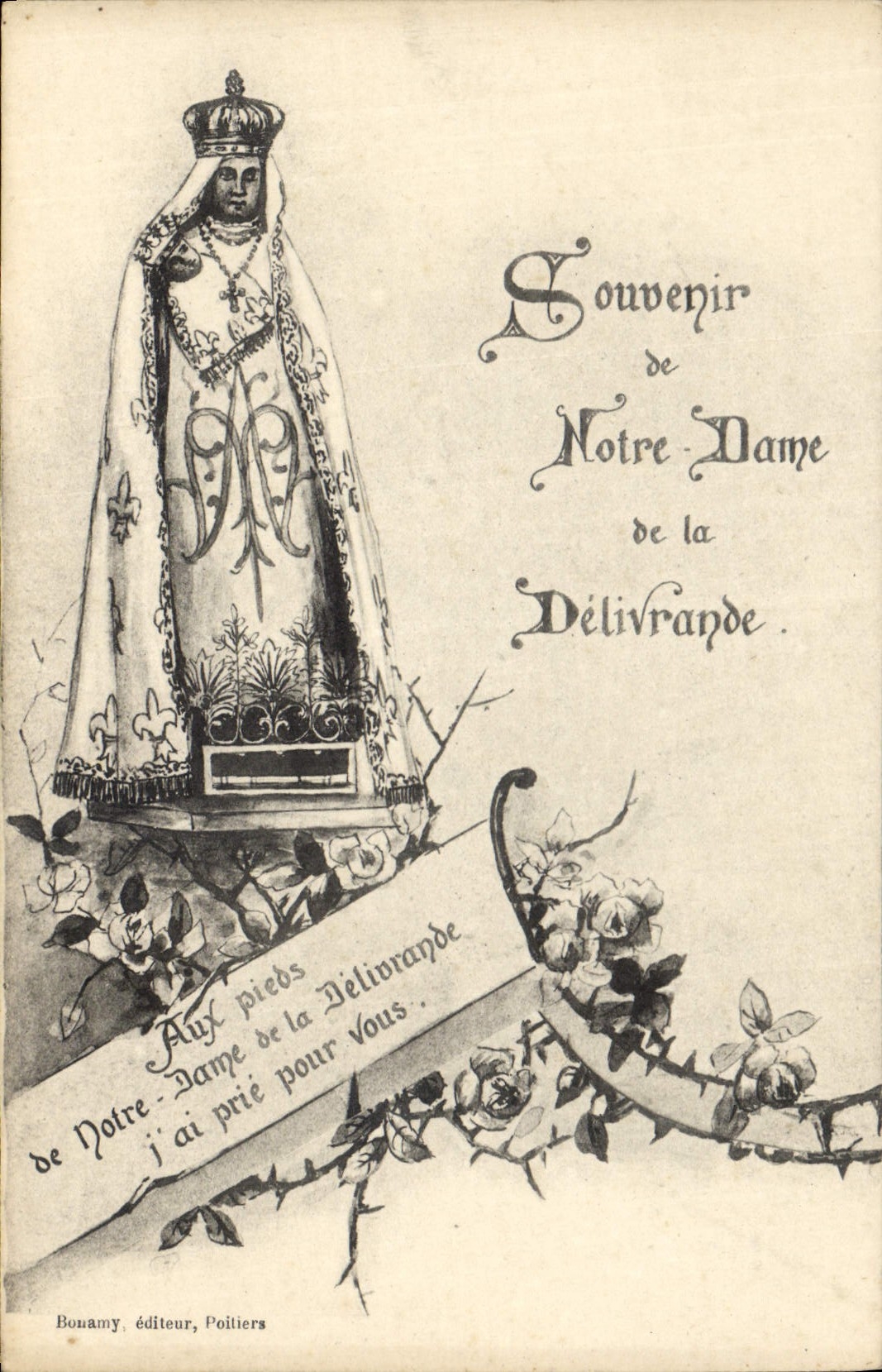 CPA Souvenir de Notre Dame de la Delivrande