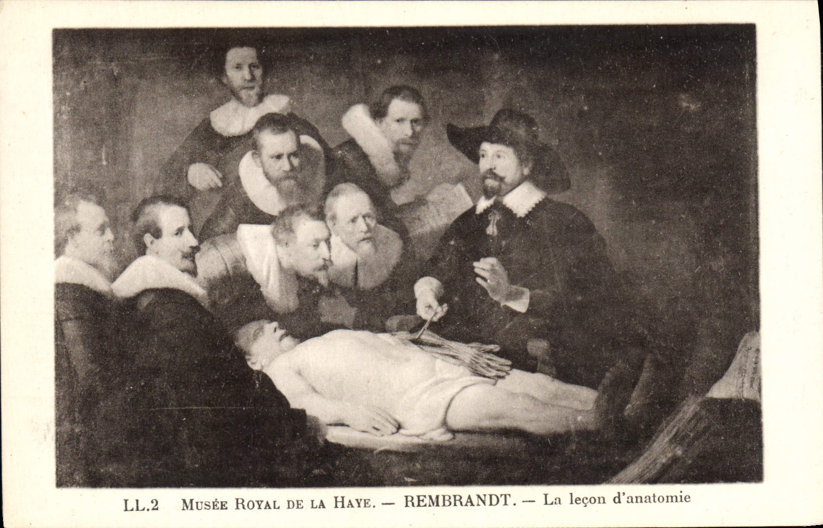 CPA Musee Royal de La Haye Rembrandt Le Leon d'anatomie