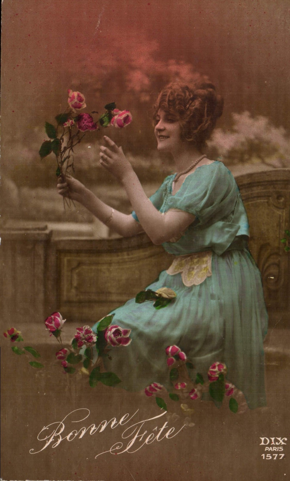 CPA Bonne Fete Femme