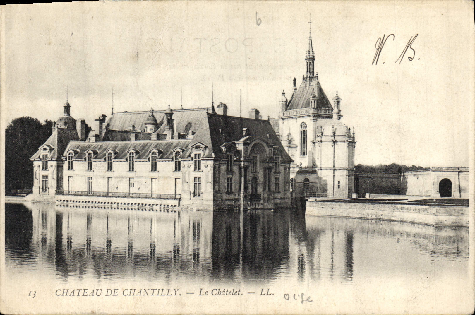 CPA Chateau de Chantilly le Chatelet 