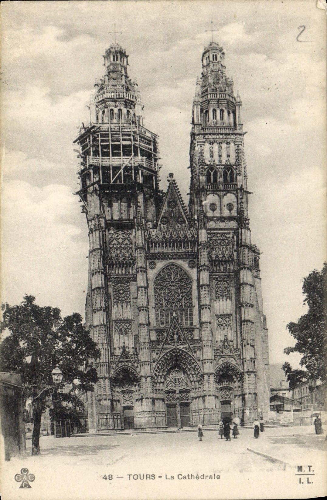 CPA Tours la Cathedrale 