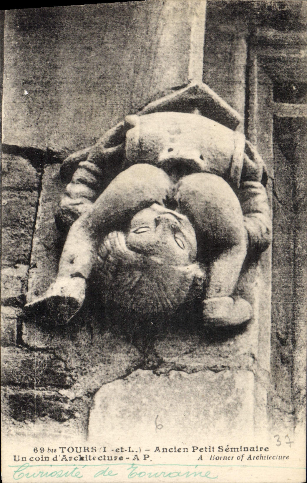 CPA Tours I et L Ancien Petit Seminaire un coin d'Architecture 