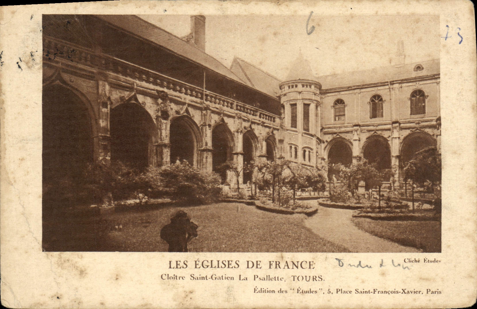 CPA Les Eglises de France Cloitre Saint Gatien la Psallette Tours 