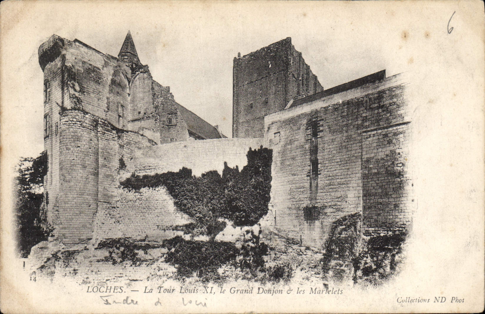CPA Loches la Tour Louis Xi le Grand Donjon et les Marlelets 