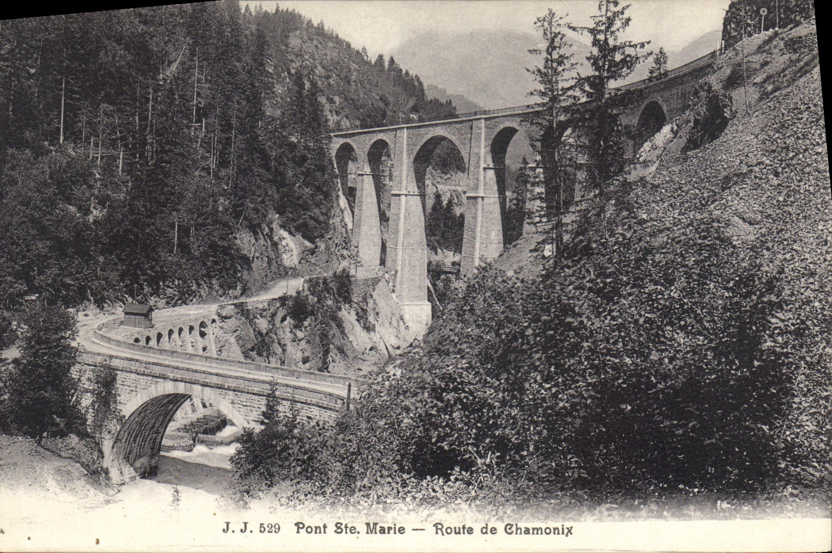 CPA Pont Ste Marie Route de Chamonix 