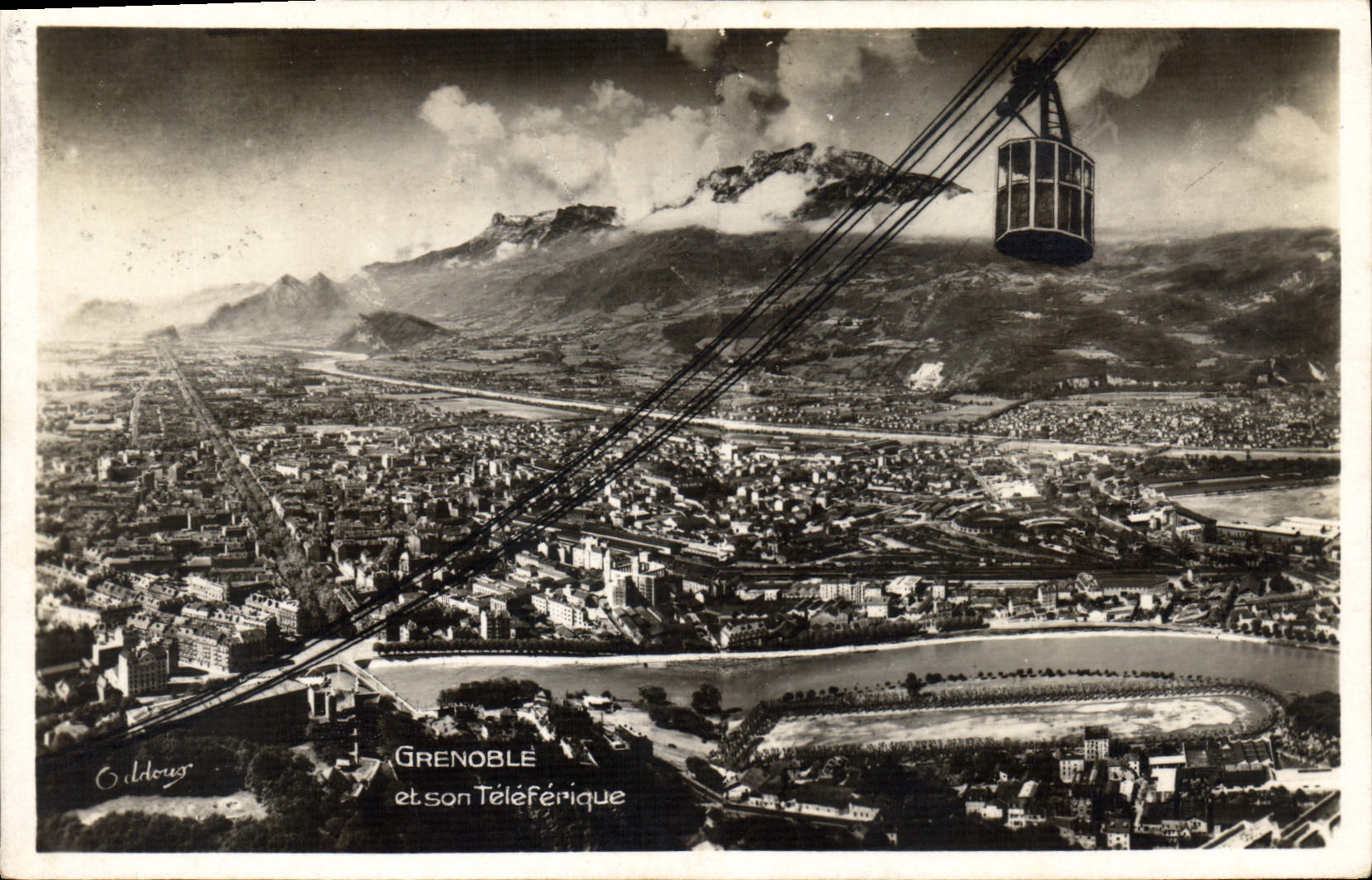 CPA Grenoble et son Teleferique 