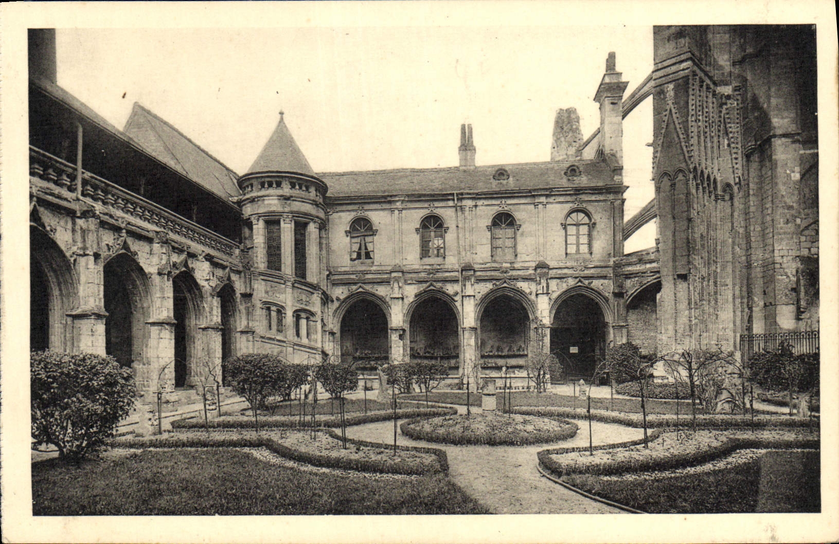 CPA Tours Cloitre de la Cathedrale 