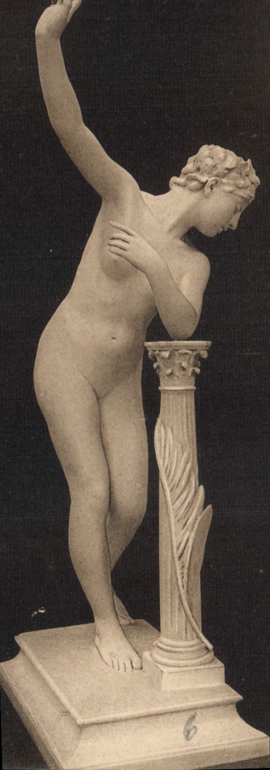 CPA Paul de Vigne 1843 1901 l'immortalite Musee de Bruxelles 