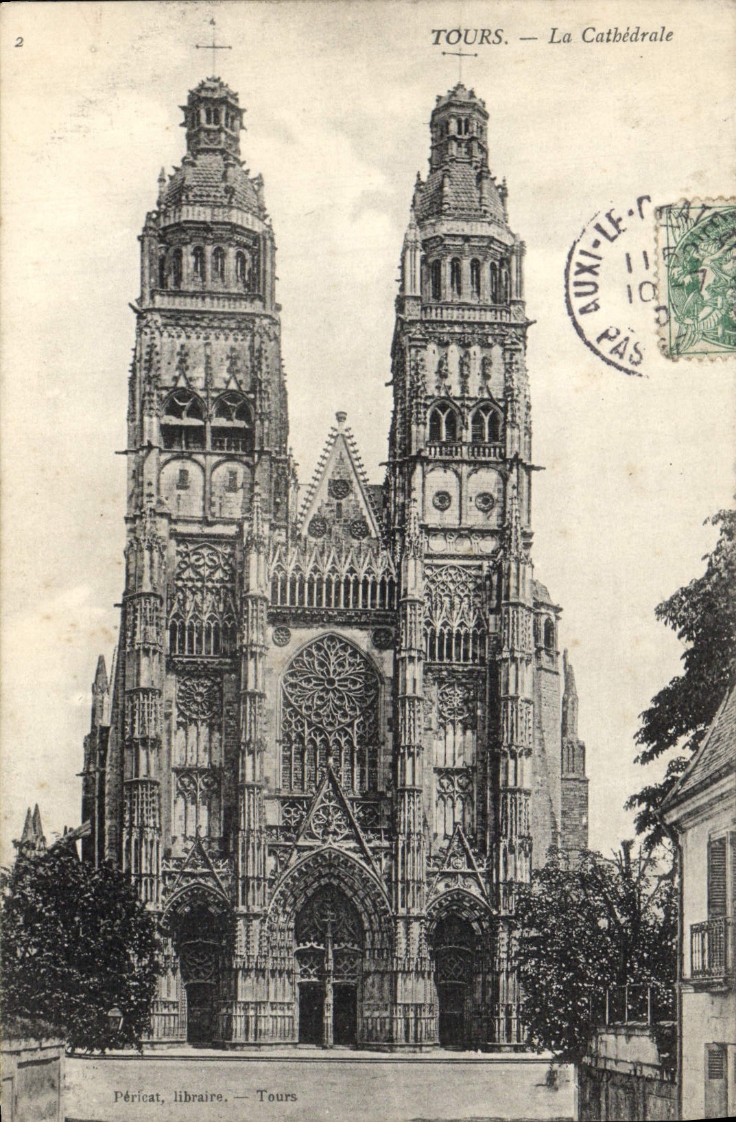 CPA Tours la Cathedrale 