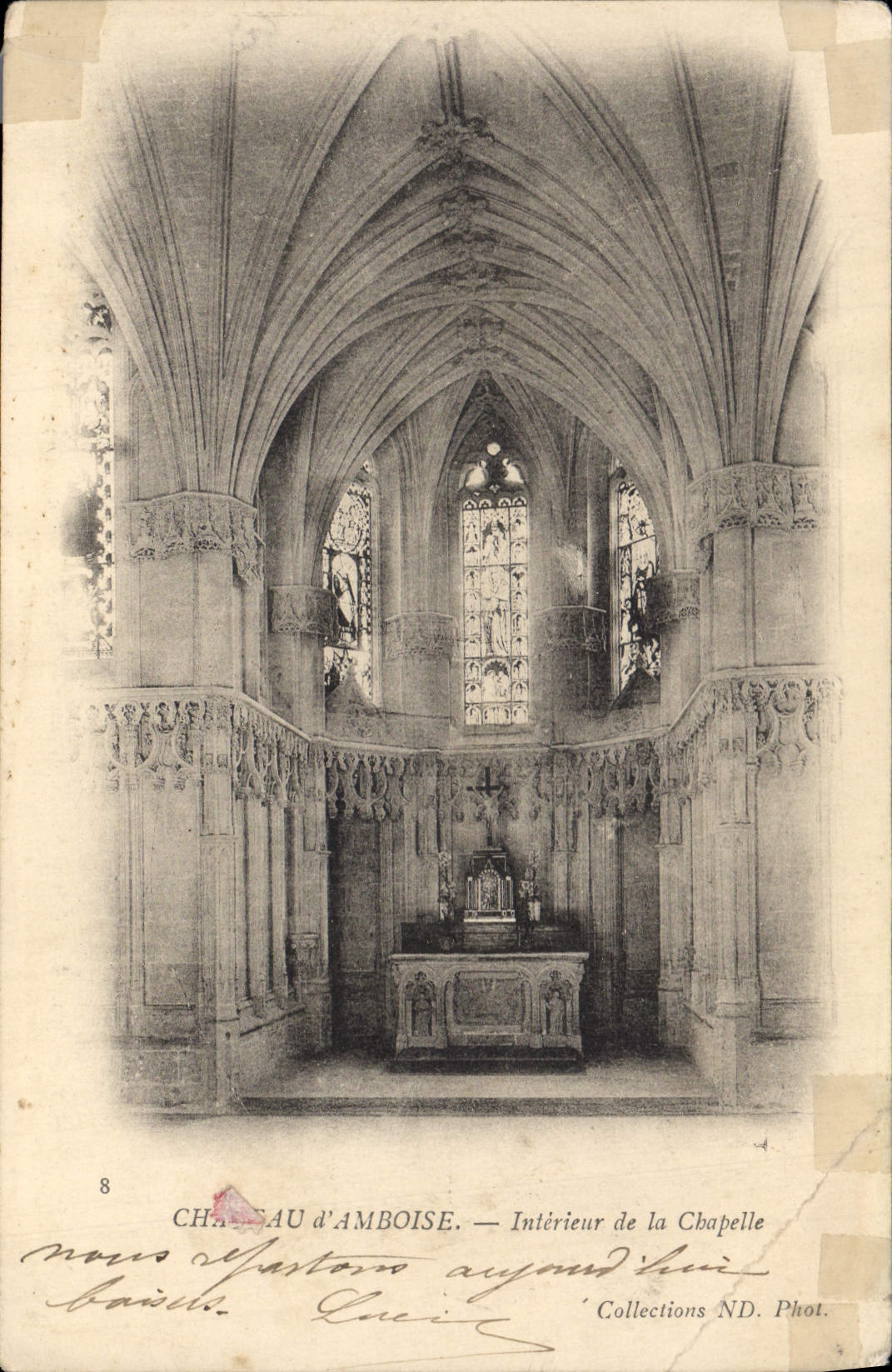 CPA Chateau d'Amboise Interieur de la Chapelle