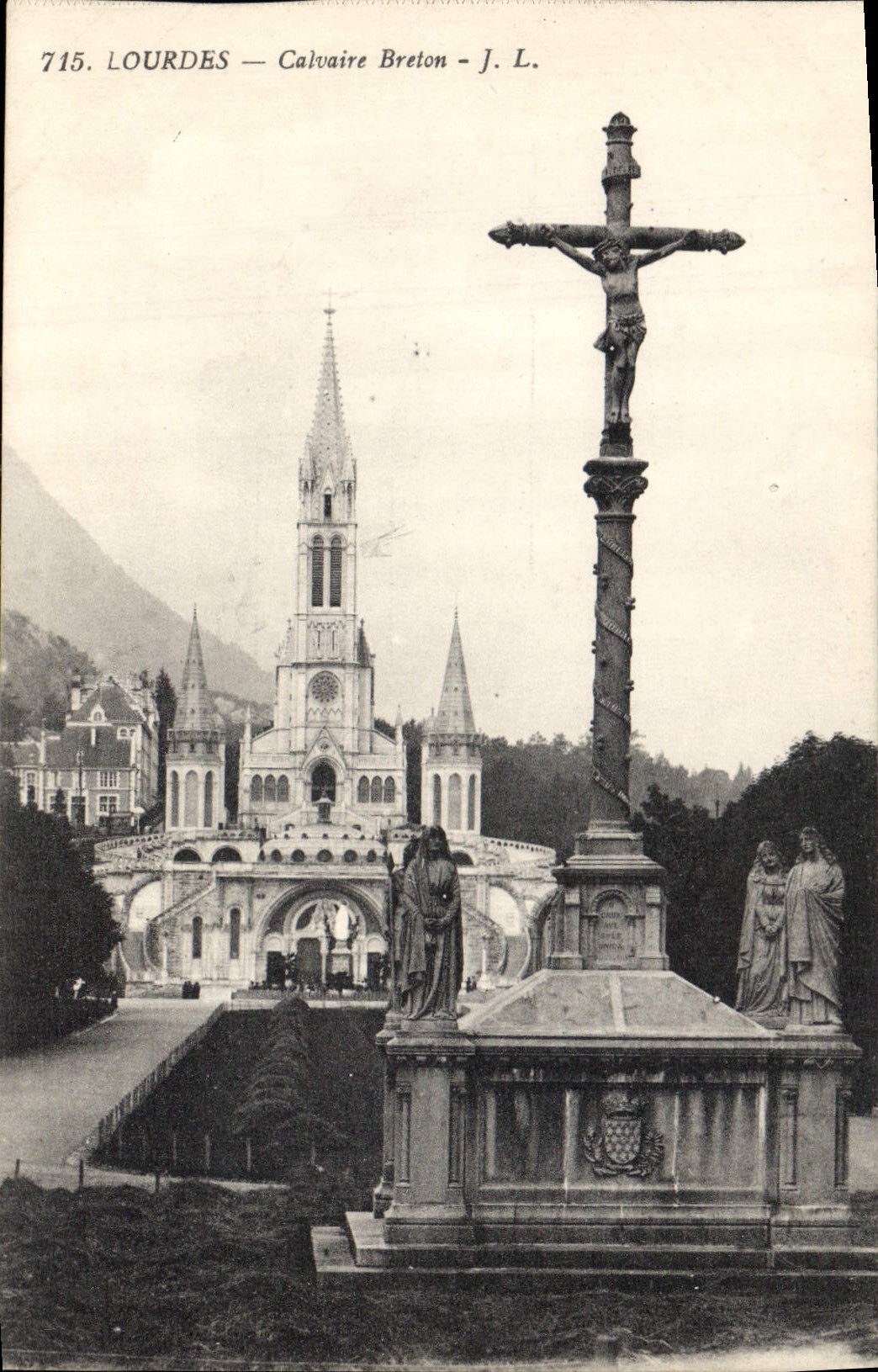 CPA Lourdes Calvaire Breton 