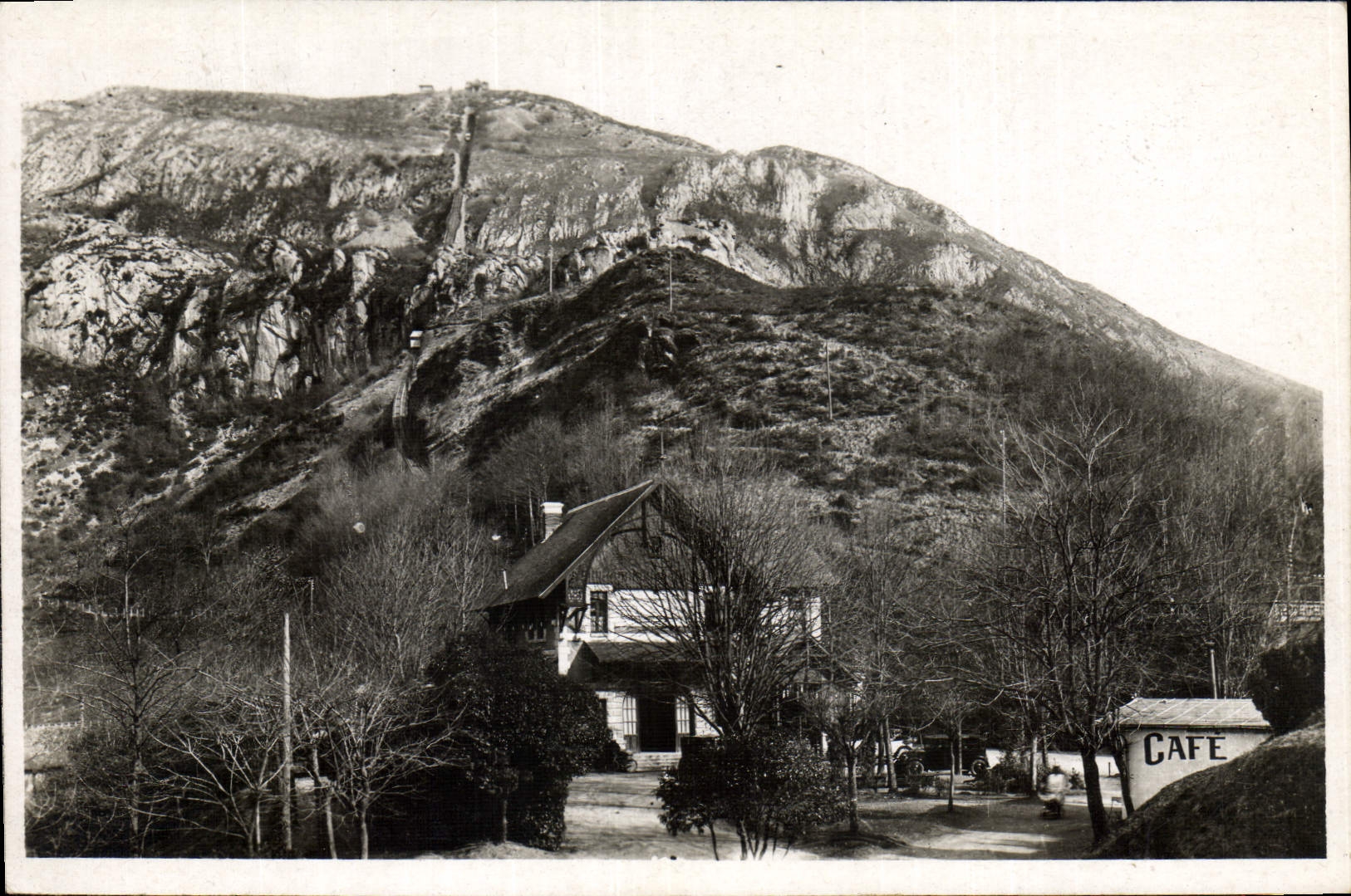 CPA Lourdes Funiculaire du pic du Jer Gare du Bas 
