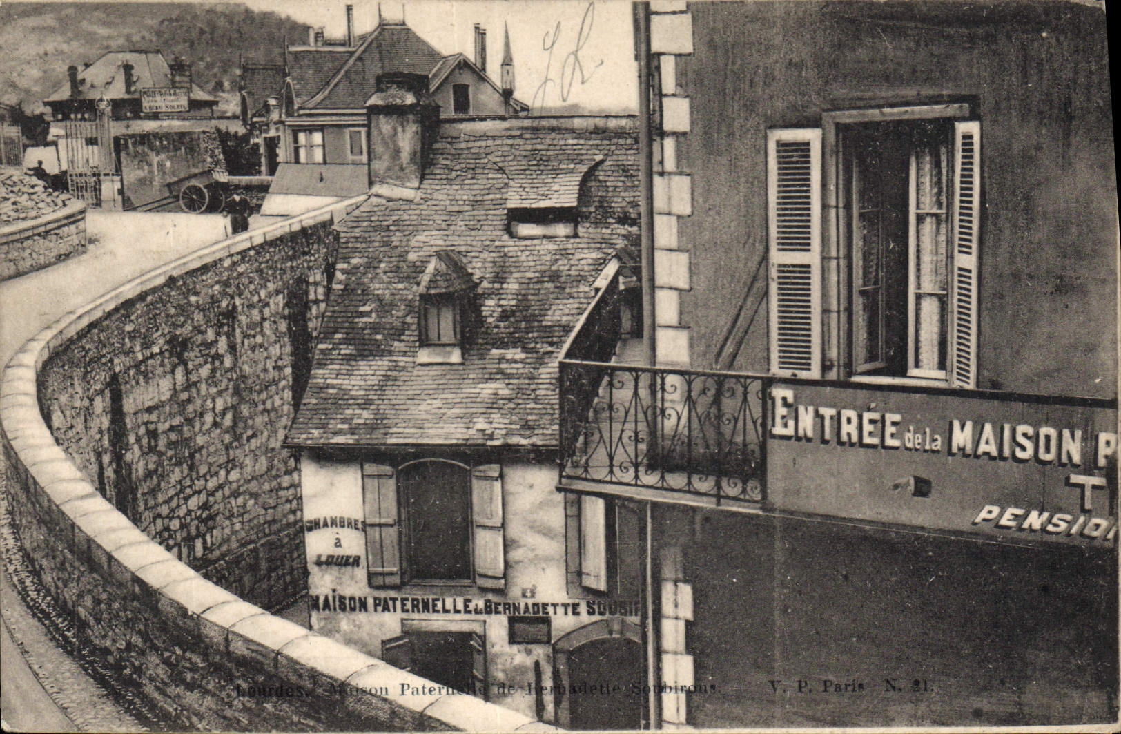 CPA Lourdes Maison Paternelle Bernadette Soubirous