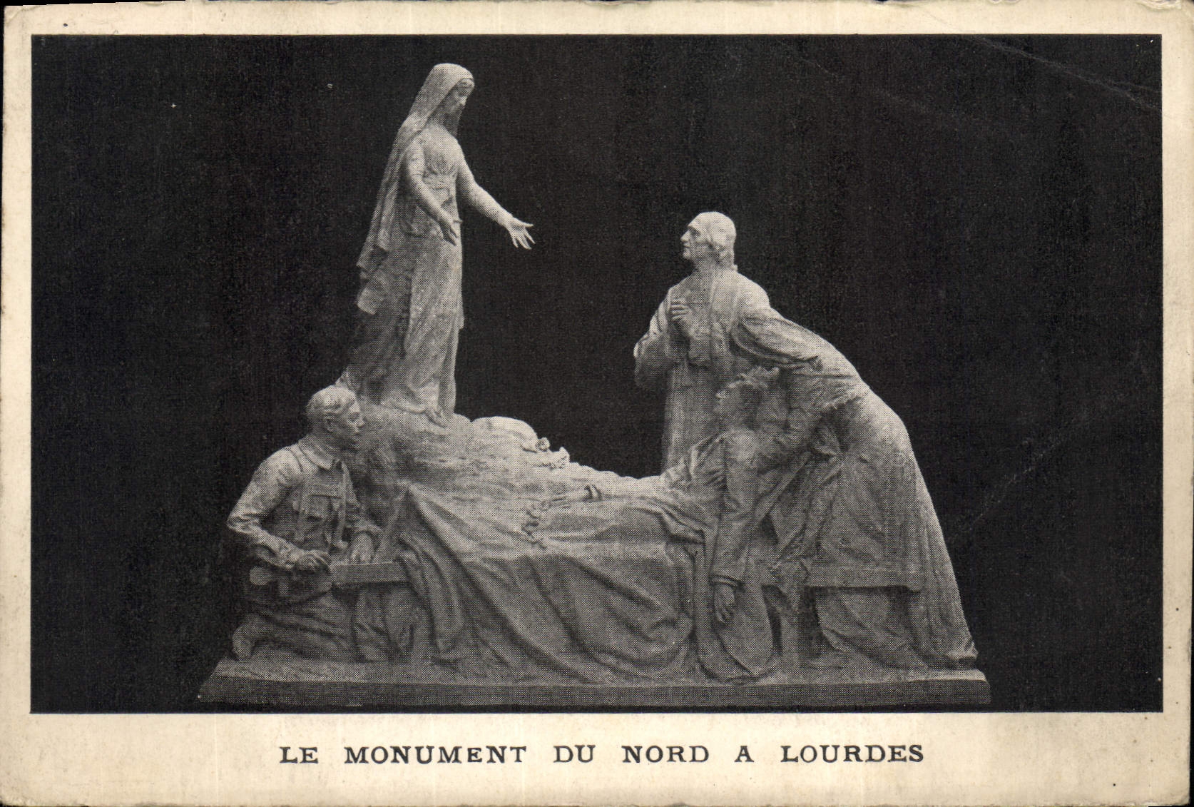 CPA Le monument du Nord a Lourdes 