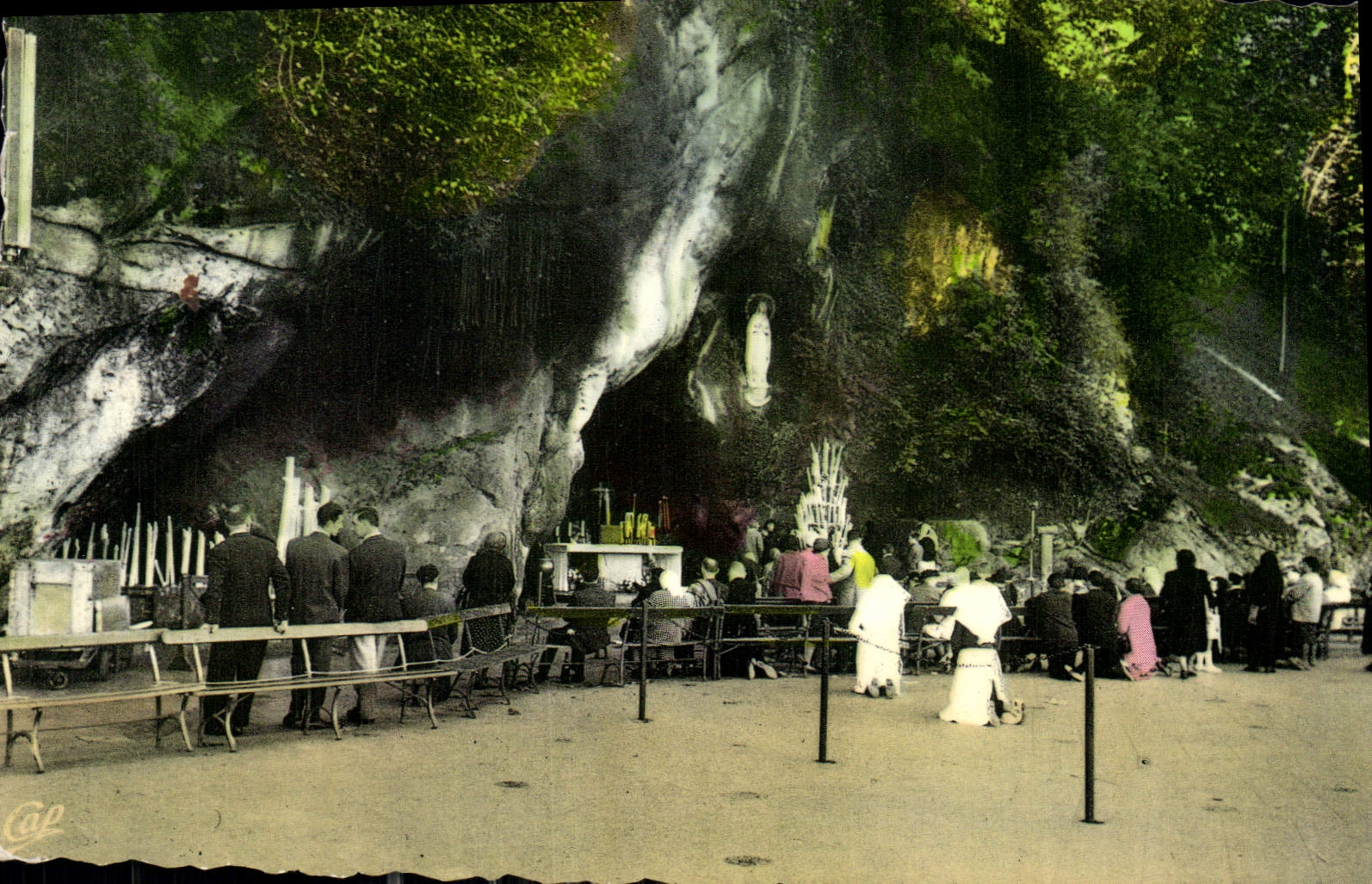 CPA Lourdes La Grotte 