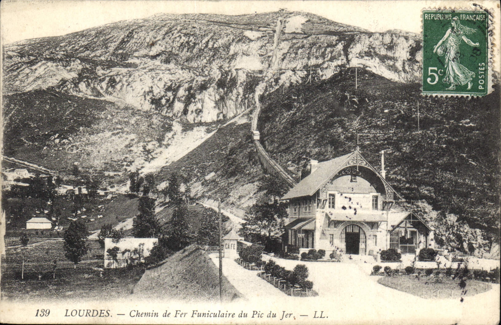 CPA Lourdes Chemin de Fer Funiculaire du Pic du Jer 