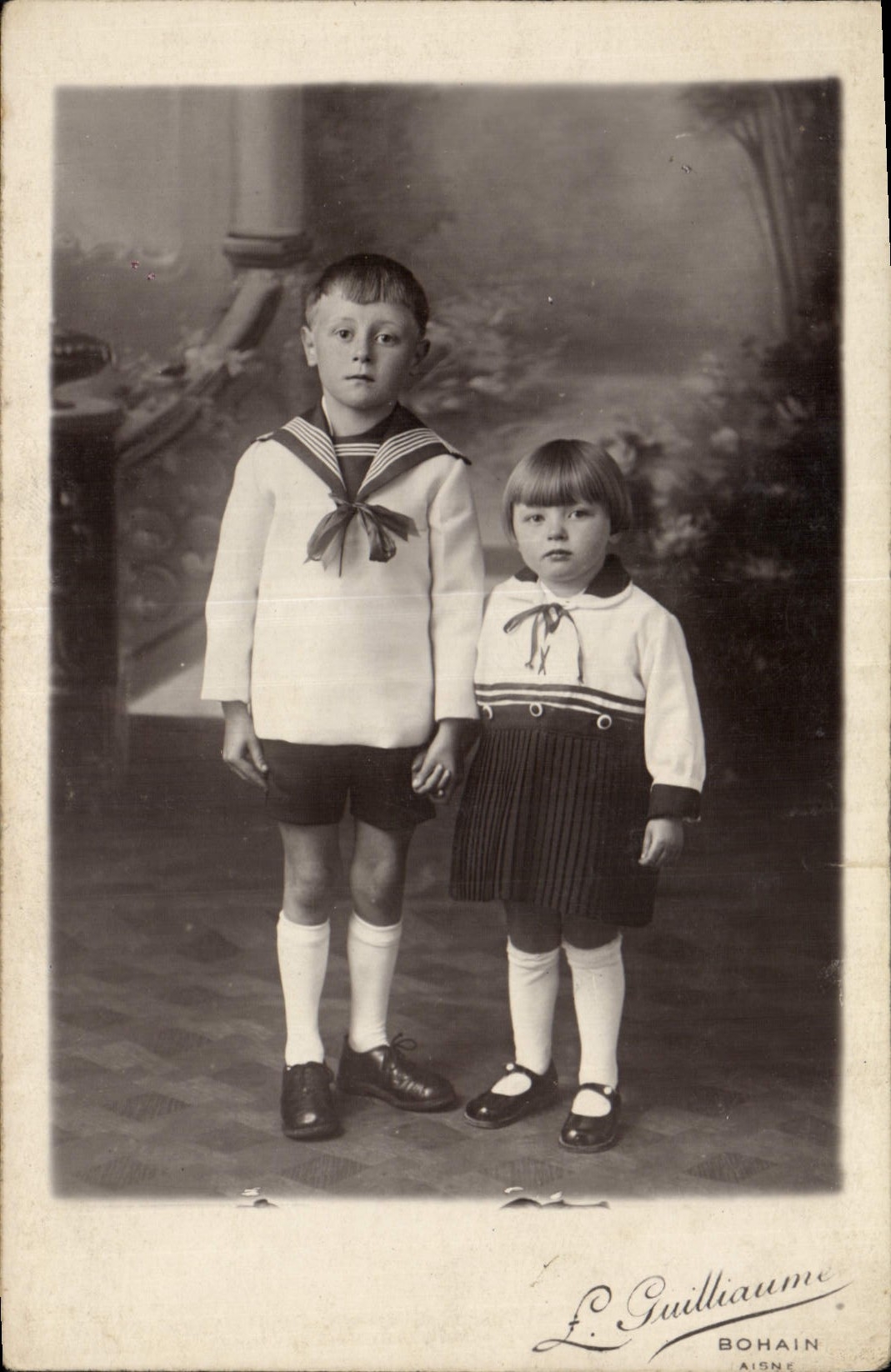 CARTE PHOTO Enfants 