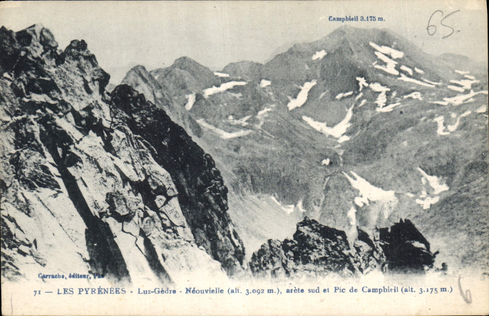 CPA Les Luz Gedre Neouvielle 