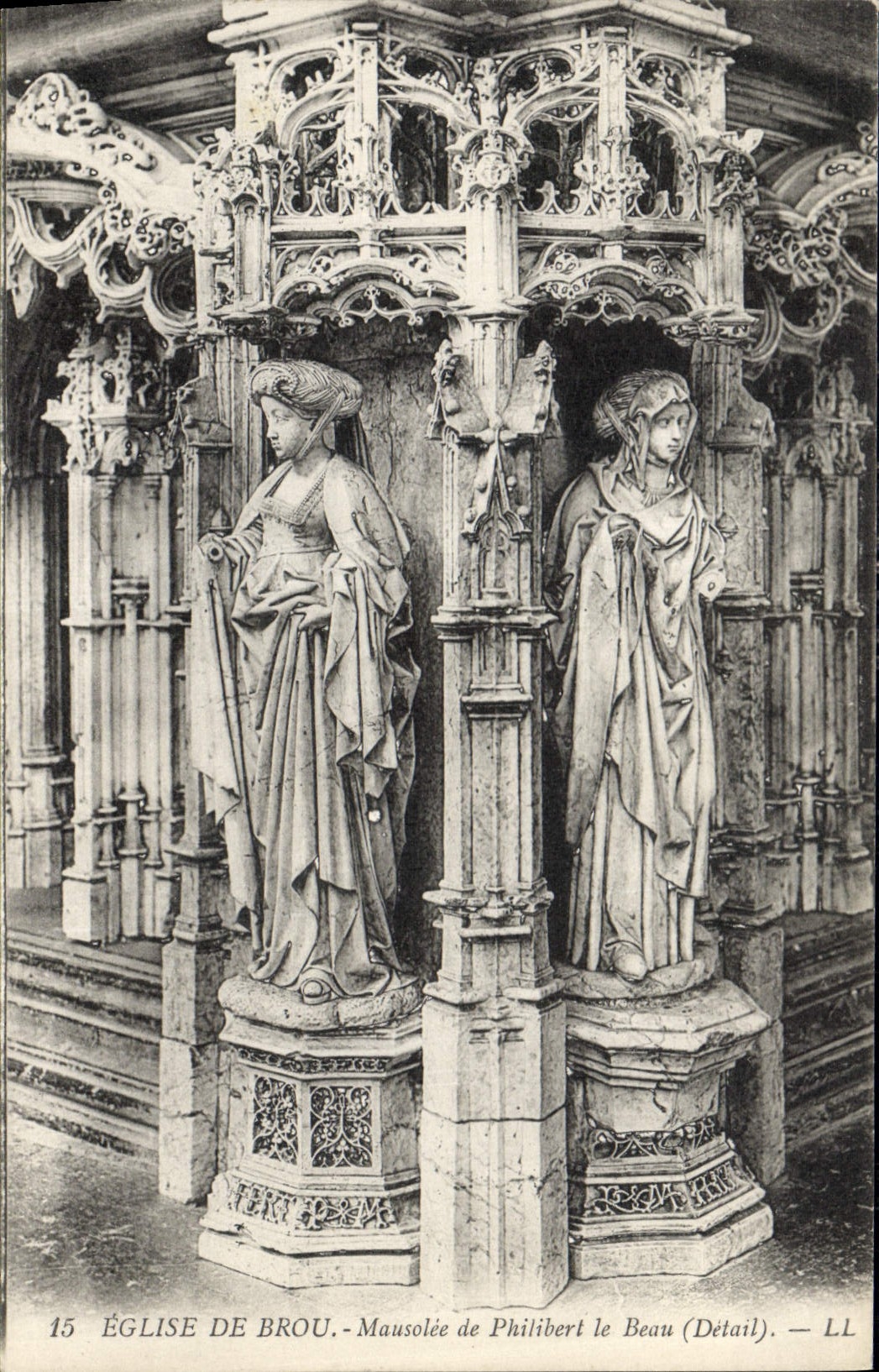CPA Bourg Eglise de Brou Mausolee de Philibert le Beau Detail 