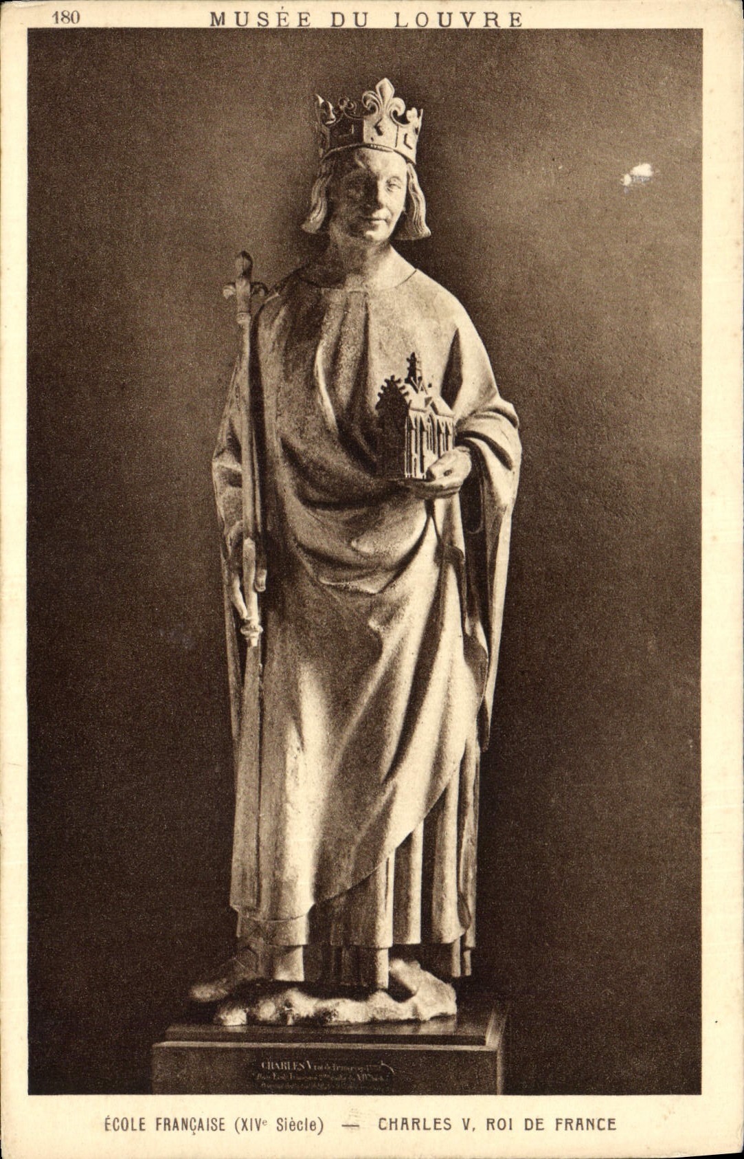 CPA Musee de Louvre Ecole Francaise Charles V roi de France