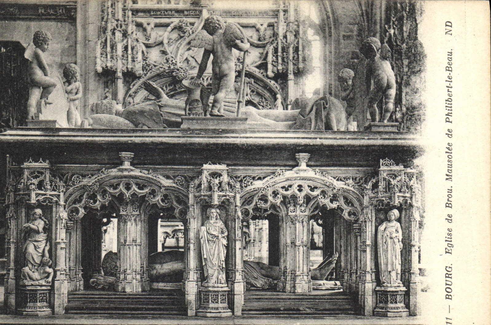 CPA Bourg Eglise de Brou Mausolee de Philibert le Beau