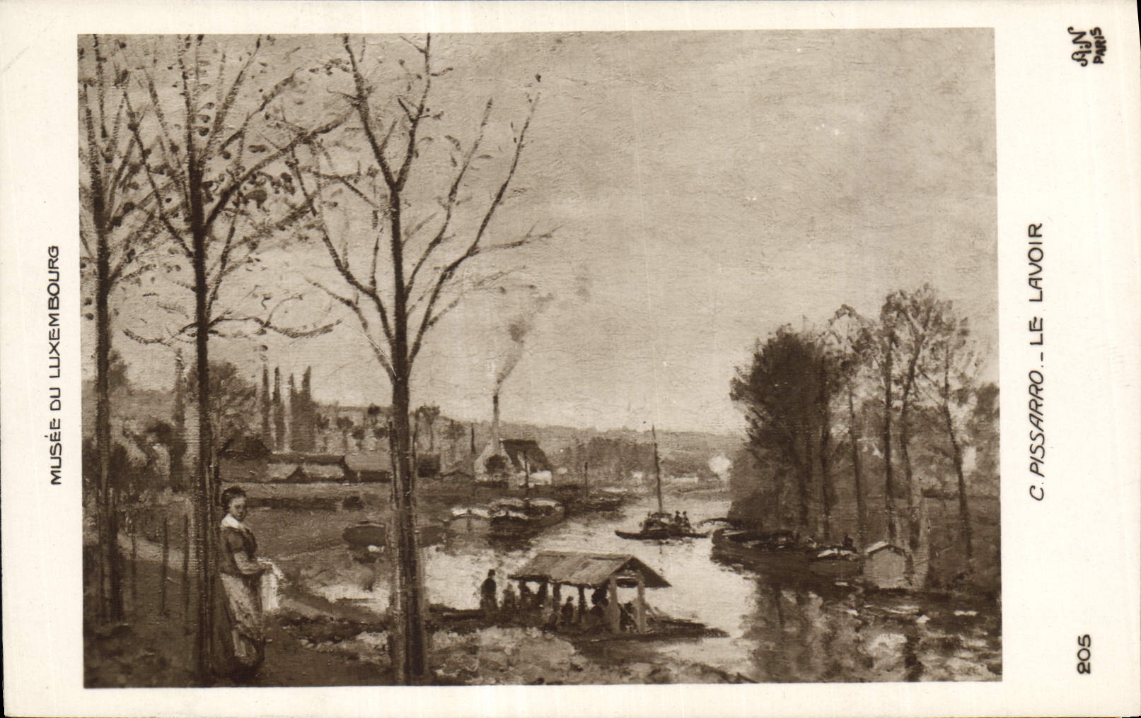 CPA Musee de Luxembourg Le Lavoir