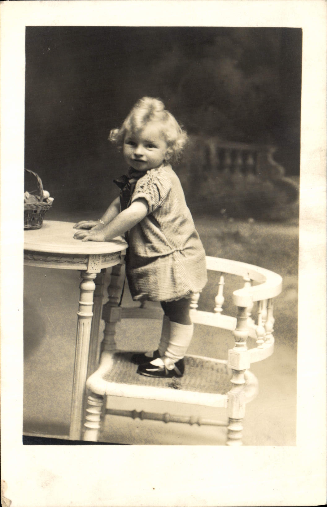 CARTE PHOTO Enfant Bebe