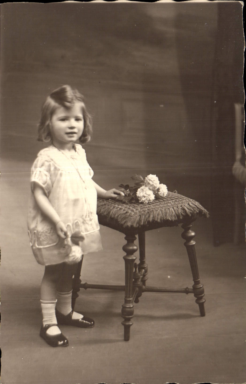 CARTE PHOTO Enfant Bebe