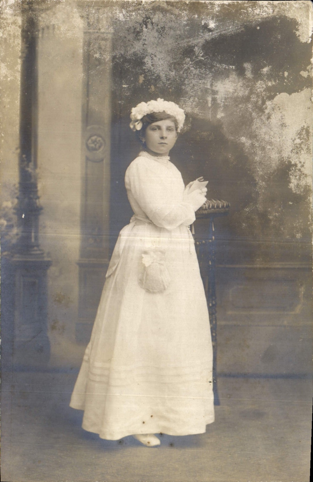 CARTE PHOTO Communiante