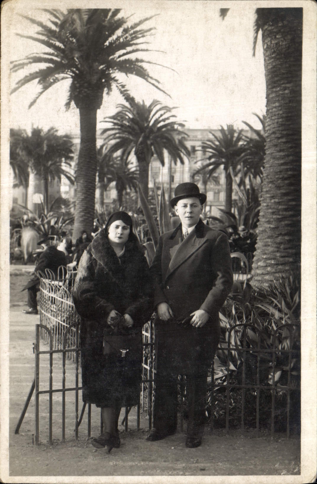 CARTE PHOTO Couple Nice