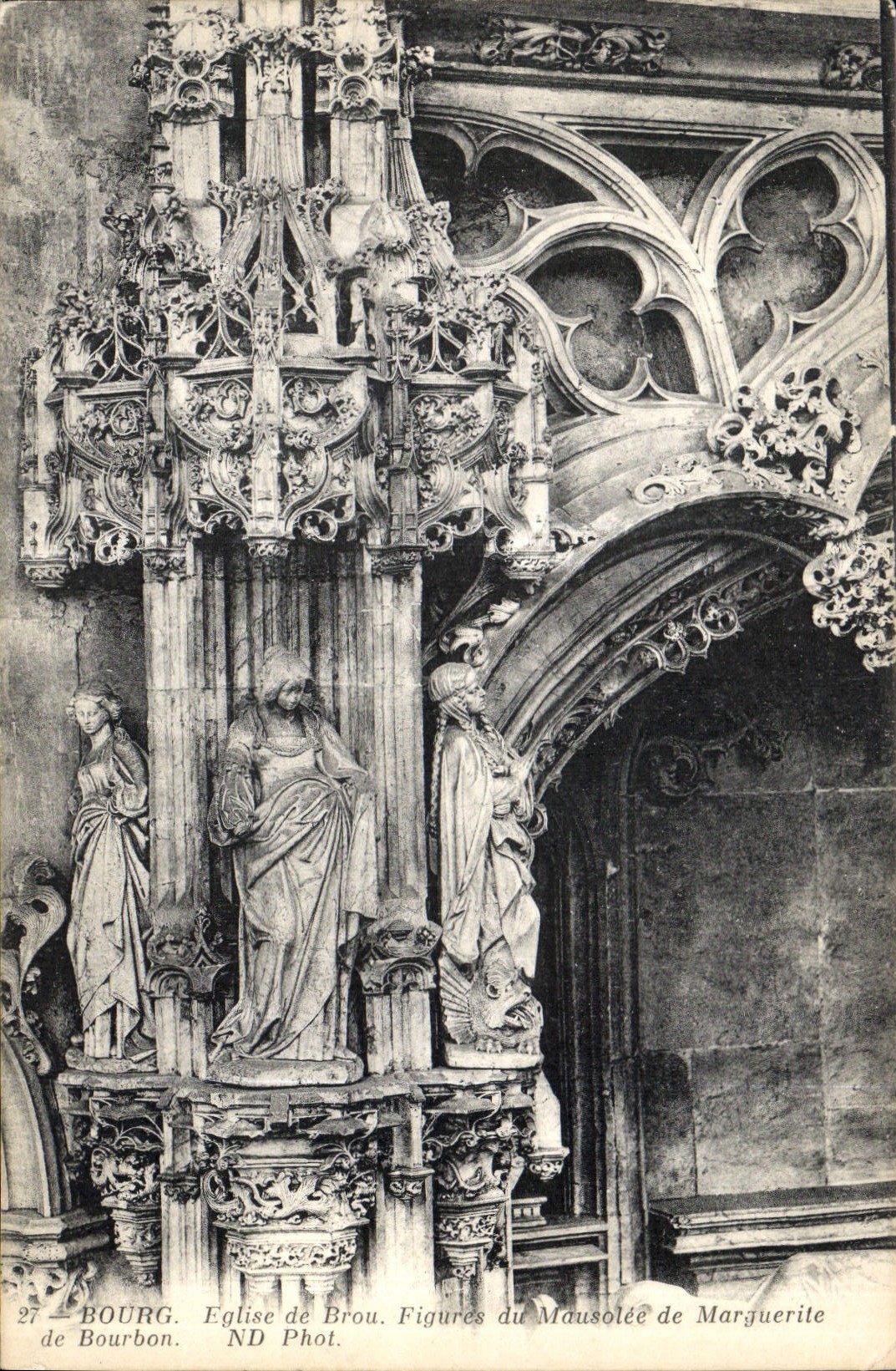 CPA Bourg Eglise de Brou Mausolee de Merguerite de Baurbon 