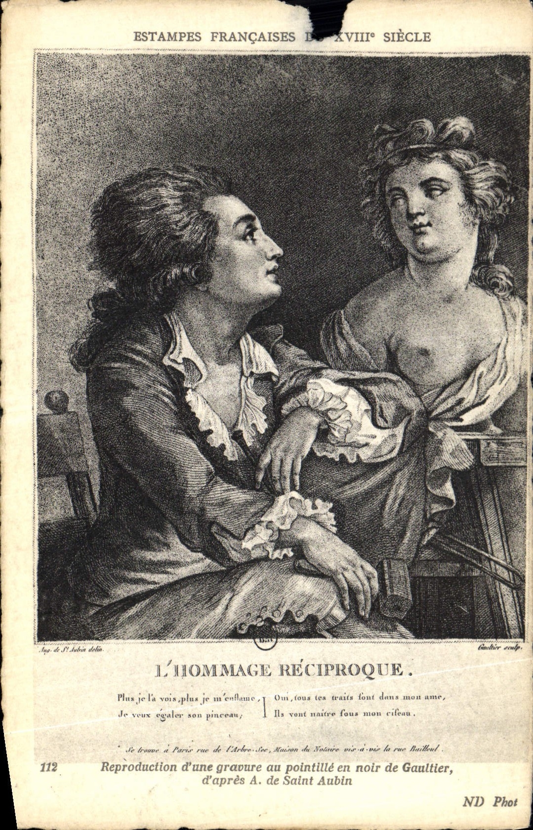 CPA Estampes Francaises l'Hommage reciproque 