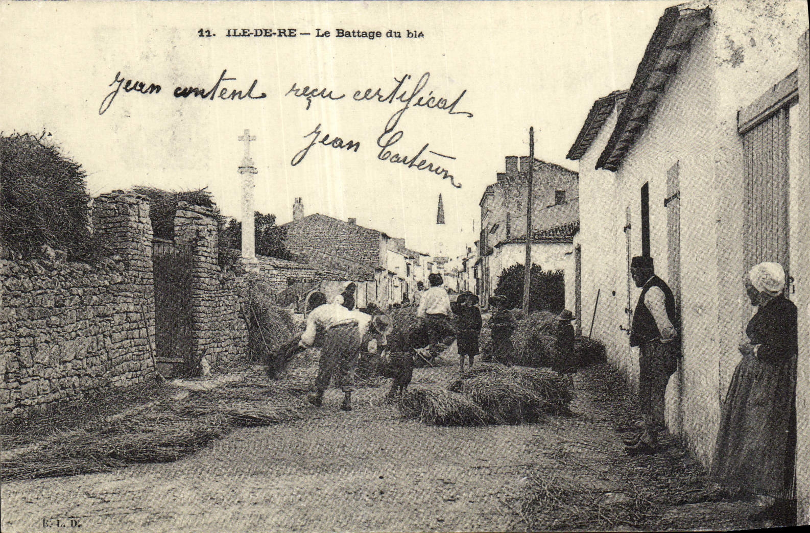 REPRO Ile de Re Le Battage du bin 
