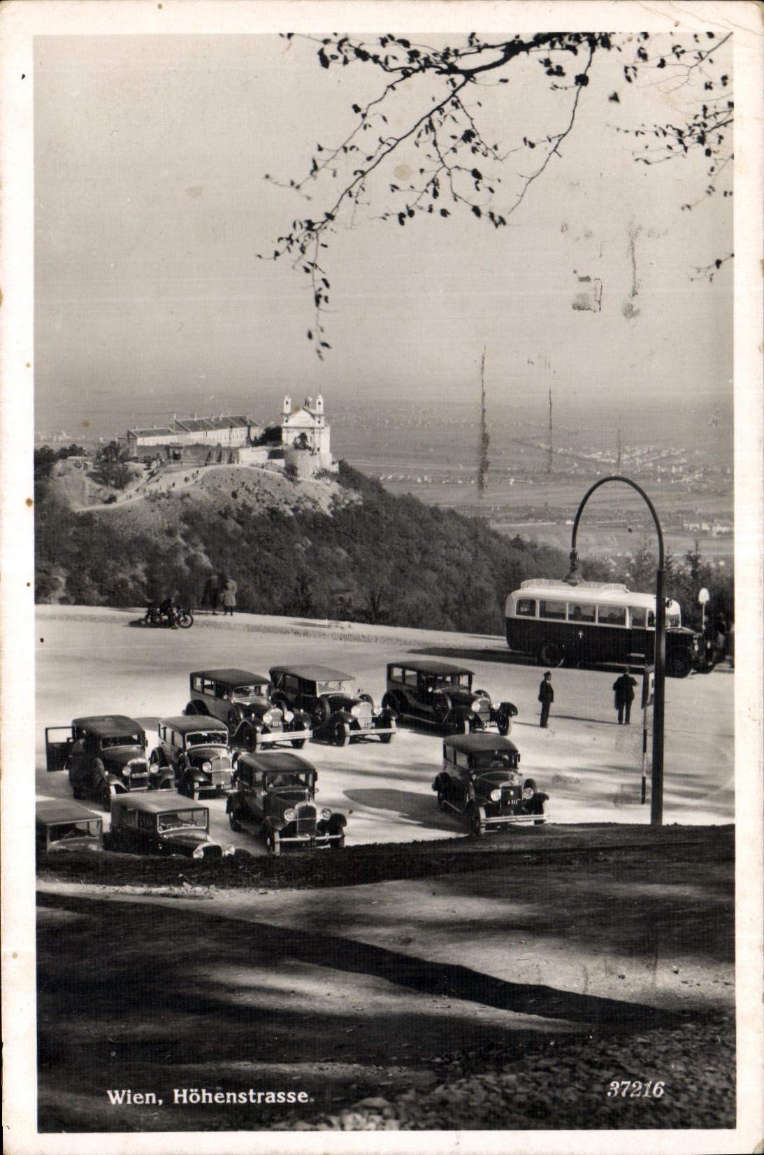 CPA Wien Hohenstrasse Automobile
