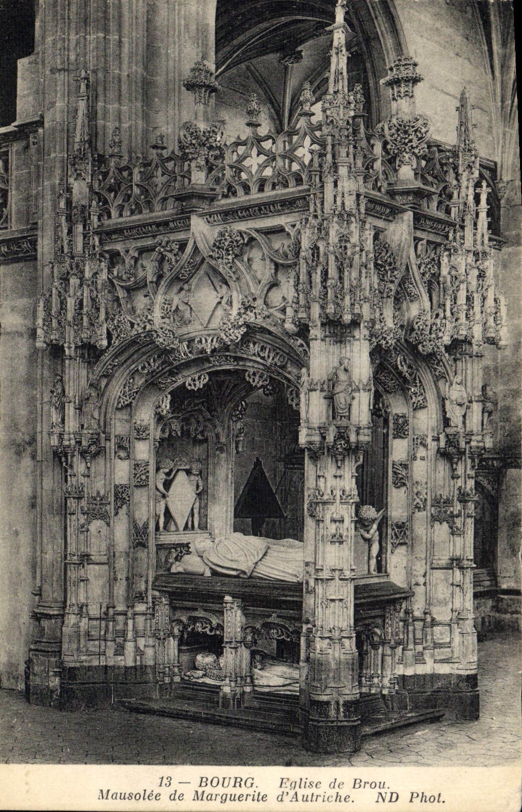 CPA Bourg Eglise de Brou Mausolee de Marguerite d'Autriche