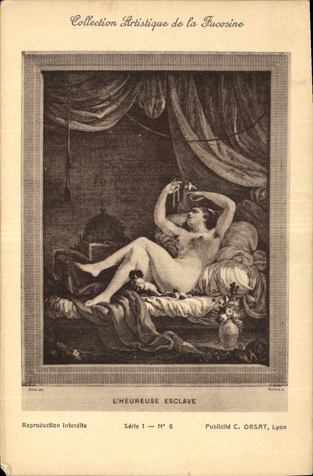 CPA l'Heureuse esclave 