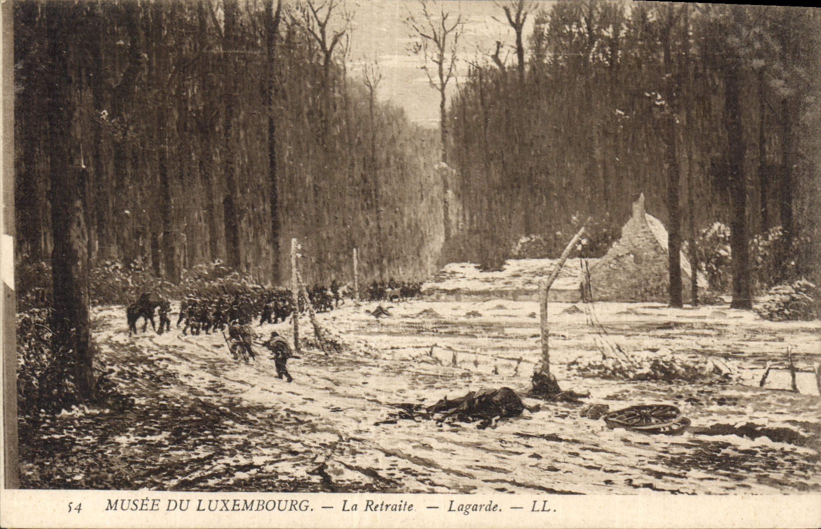 CPA Musee de Luxembourg La Retraite Lagarde 