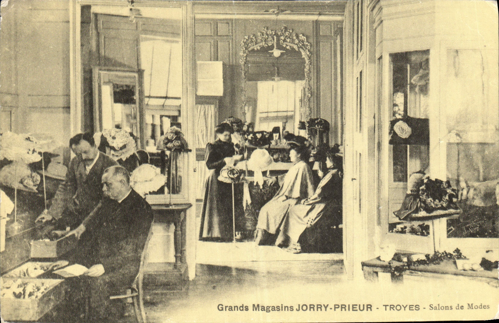 REPRO Grande Magasins Jorry prieur Troyes Salon de Modes 