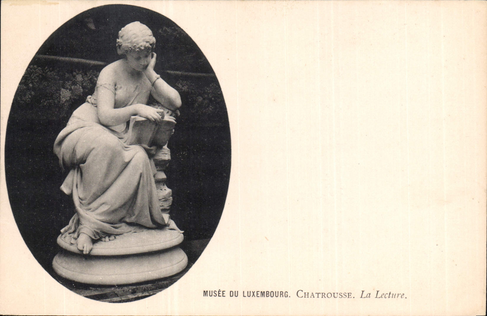 CPA Musee de Luxembourg Chatrousse La Lecture